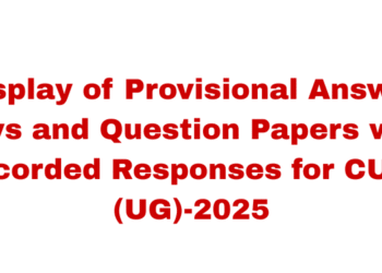 Access the Provisional Answer Keys and Question Papers for CUET (UG)-2025. Review your recorded responses and prepare effectively for your exams.