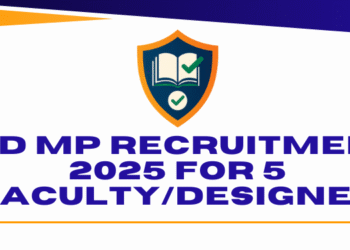 NID MP Recruitment 2025 For 5 Faculty/Designer