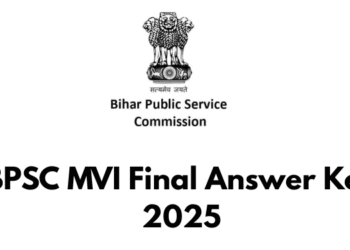 BPSC MVI Final Answer Key 2025