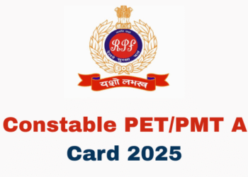 RPF Constable PET/PMT Admit Card 2025
