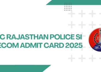 RPSC Rajasthan Police SI Telecom