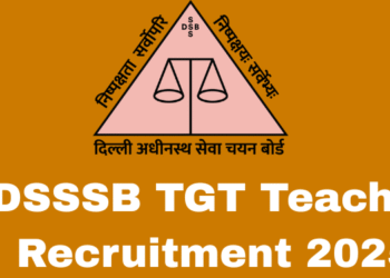 DSSSB TGT Teacher Recruitment 2025