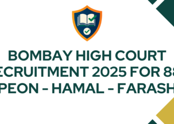 Bombay High Court Recruitment 2025 For 887 Peon - Hamal - Farash