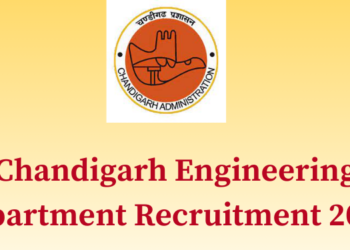 Chandigarh Engineering Department Recruitment 2025 For Executive Engineer