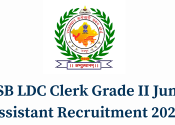 RSSB LDC Clerk Grade II Junior Assistant Recruitment 2026