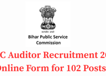 BPSC Auditor Recruitment 2026 Online Form for 102 Posts