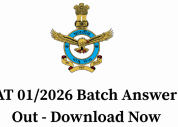 AFCAT 01/2026 Batch Answer Key Out - Download Now