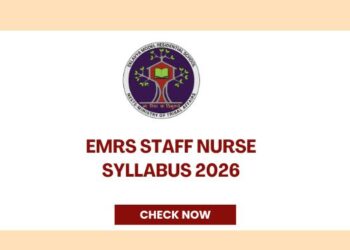 EMRS Staff Nurse Syllabus 2026
