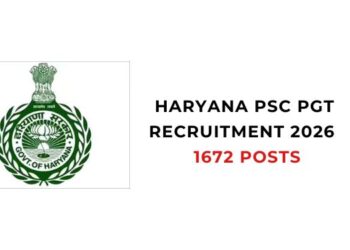 Haryana PSC PGT Recruitment 2026