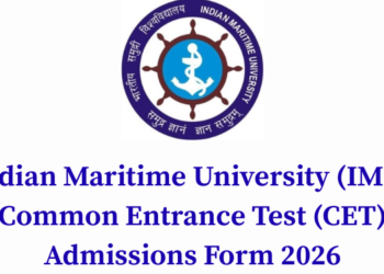 Indian Maritime University (IMU) Common Entrance Test (CET) Admissions Form 2026