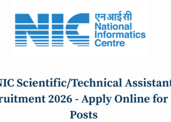 NIC Scientific/Technical Assistant Recruitment 2026 - Apply Online for 376 Posts