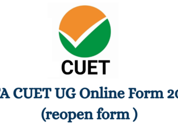 NTA CUET UG Online Form 2026 (reopen form )