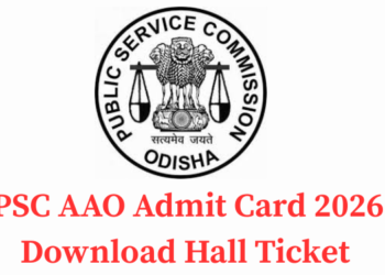OPSC AAO Admit Card 2026 - Download Hall Ticket
