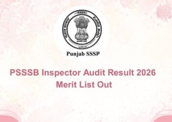 PSSSB Inspector Audit Result 2026
