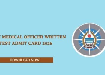 JKPSC Medical Officer Written Test Admit Card 2026
