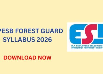 MPESB Forest Guard Syllabus 2026