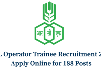 RCFL Operator Trainee Recruitment 2026 - Apply Online for 188 Posts
