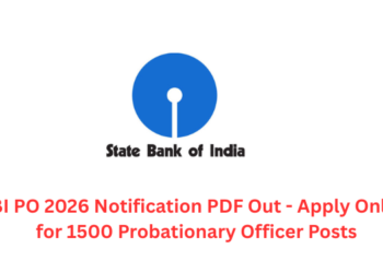 SBI PO 2026 Notification PDF Out - Apply Online for 1500 Probationary Officer Posts